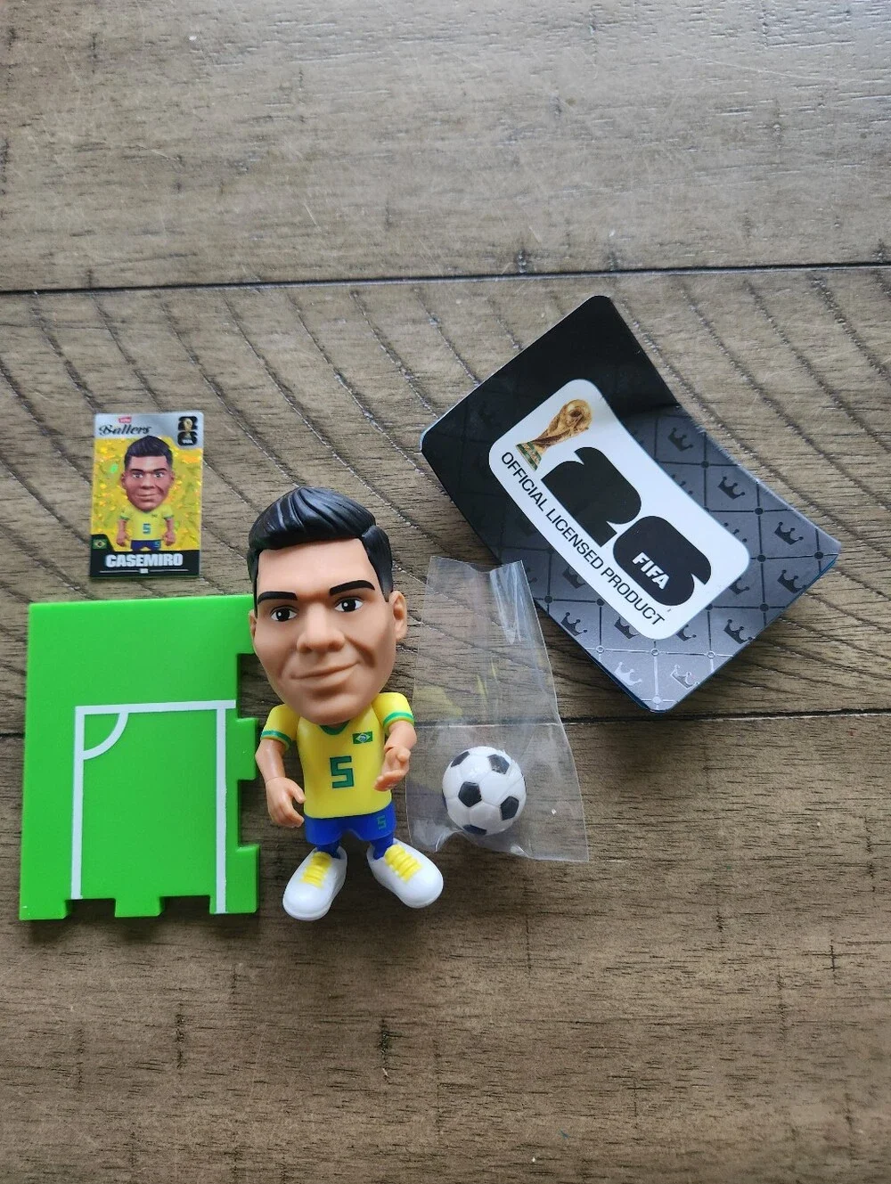 Casemiro Brazil Zuru Ballers FIFA World Cup 2026 Series 1 NEW Complete Open Pck